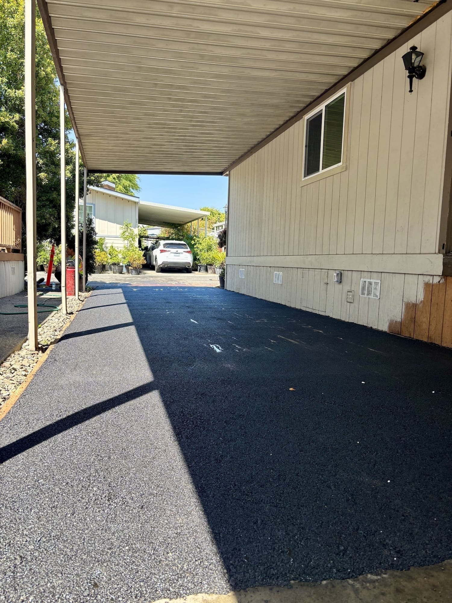 after photo of the completed surface