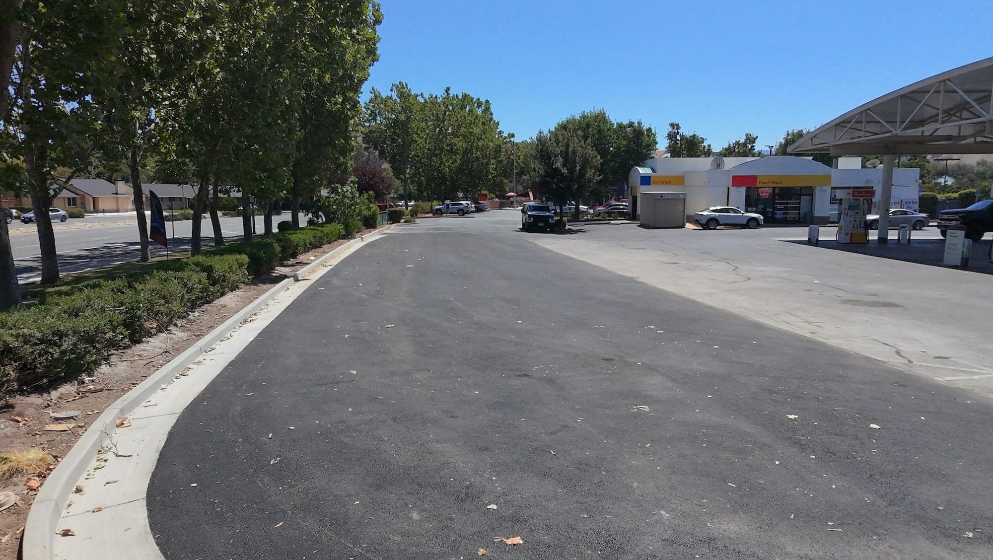 before photo or site during grading/prep