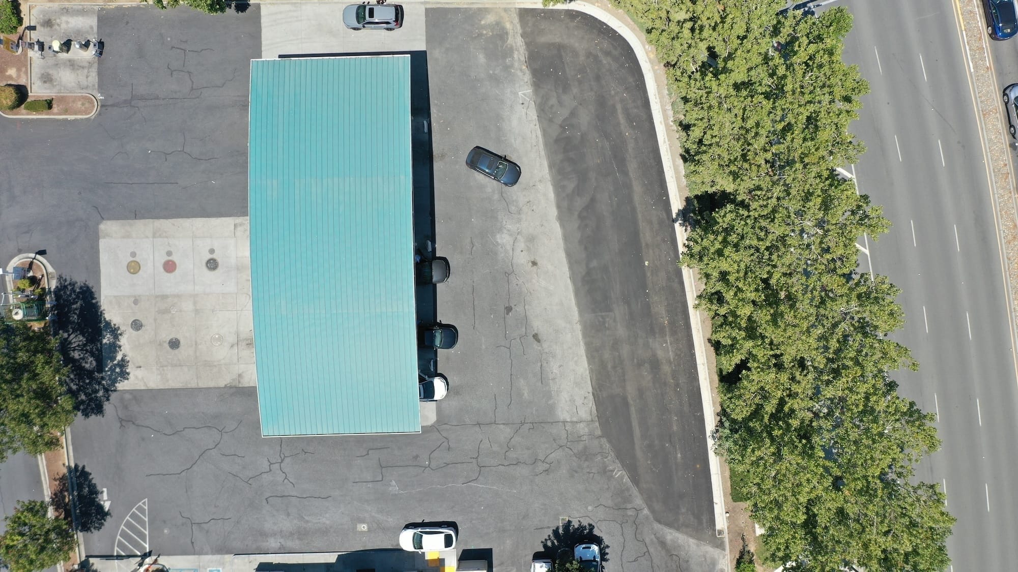 after photo of the completed concrete