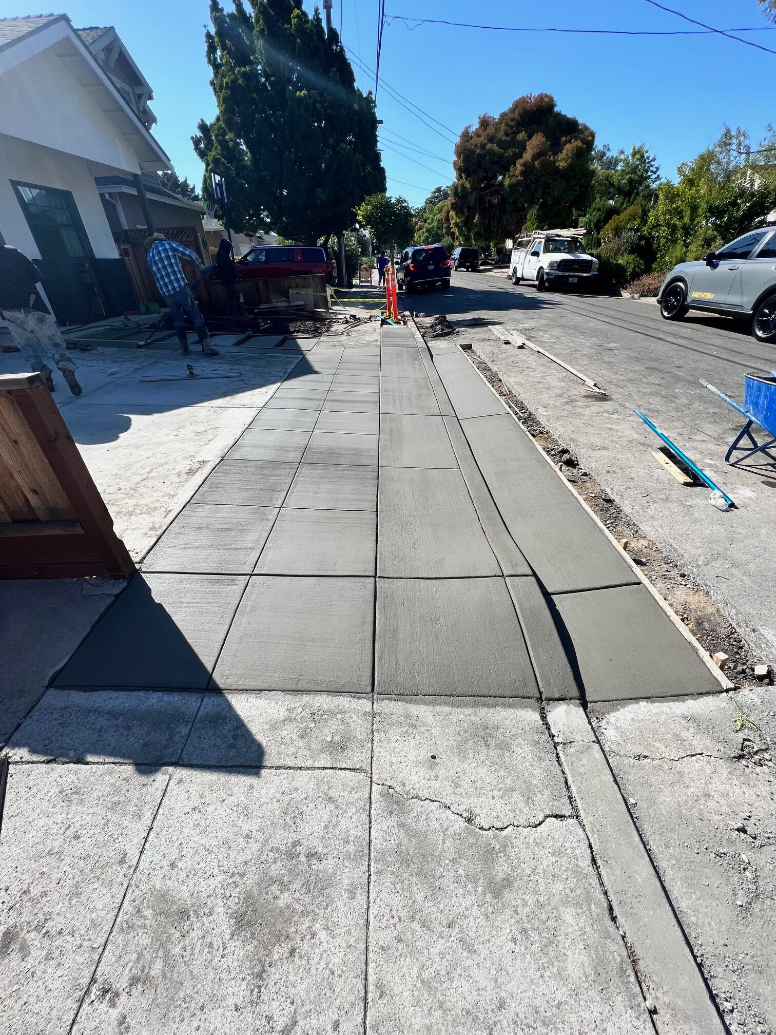after photo of the completed repair